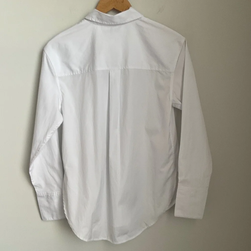 NWT Madewell White Relaxed Button-Up Shirt SZ Various - Picture 11 of 16